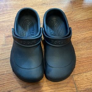 Black Crocs Slip Ons